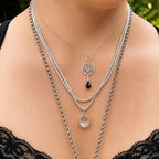 Collar Mostacillas Cuarzo