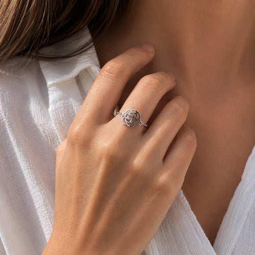Anillo Cadena Rosa