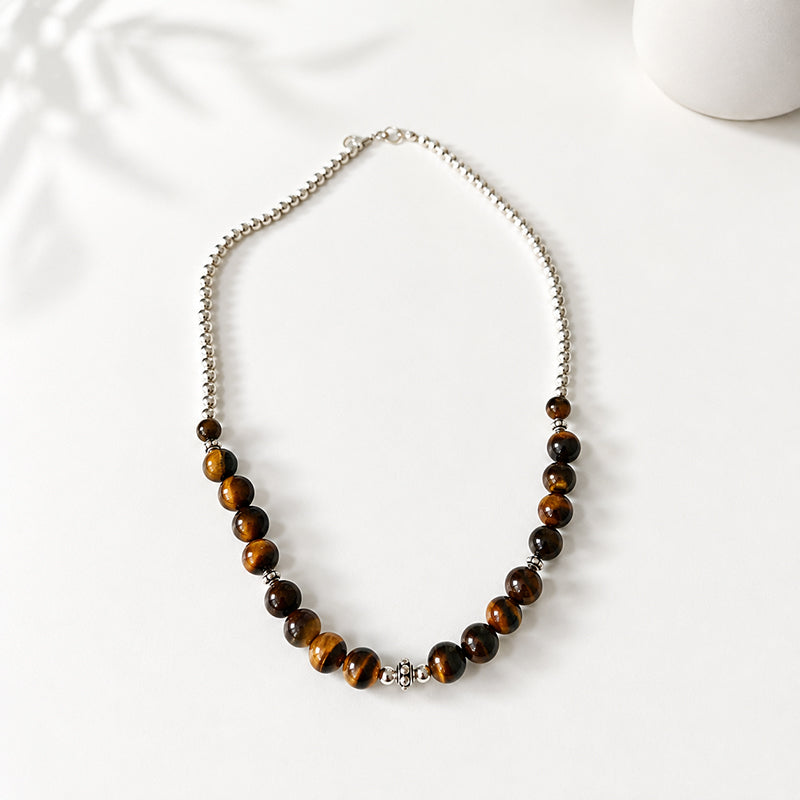 Collar Aura Ojo de Tigre