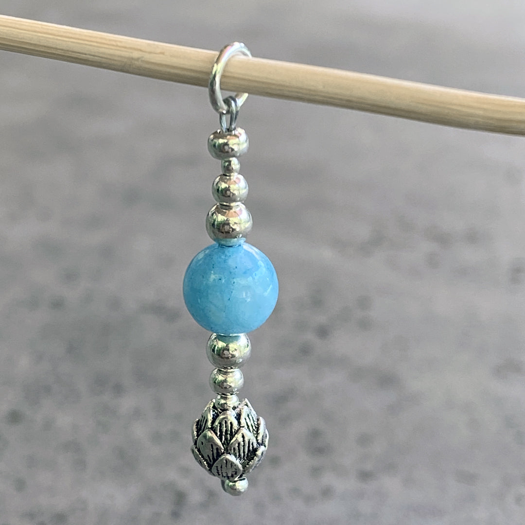 Colgante Loto Jade Turquesa