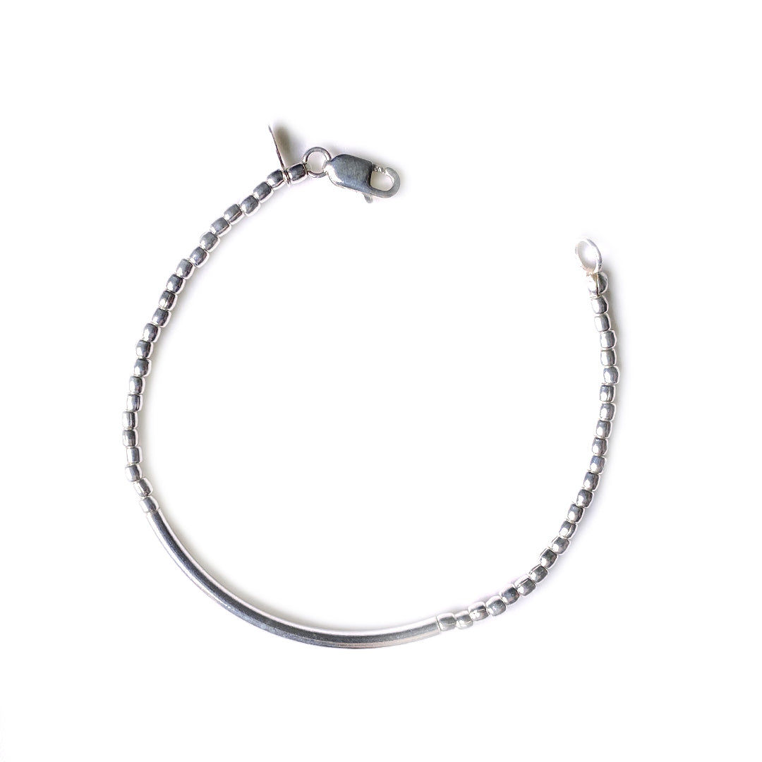Pulsera Mostacilla Tubo
