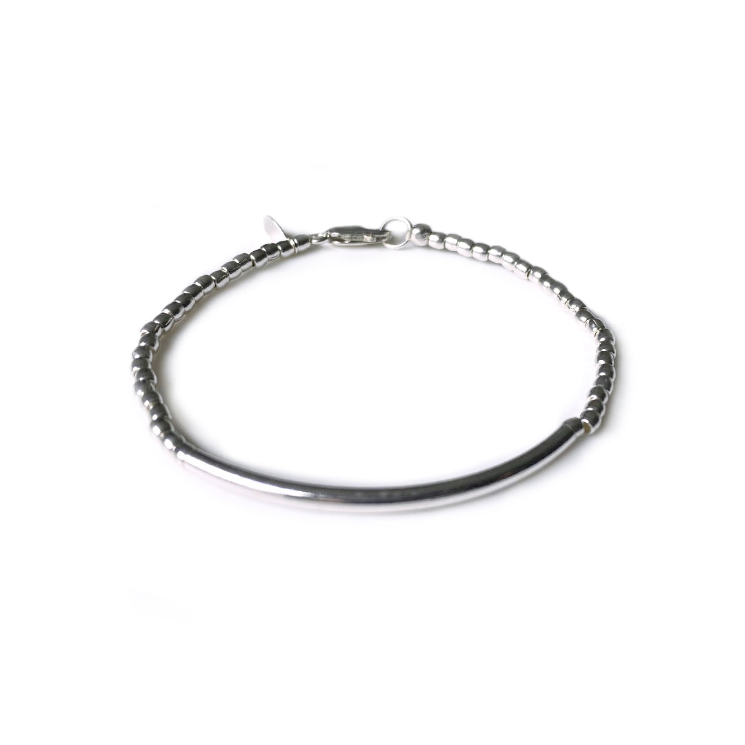 Pulsera Mostacilla Tubo