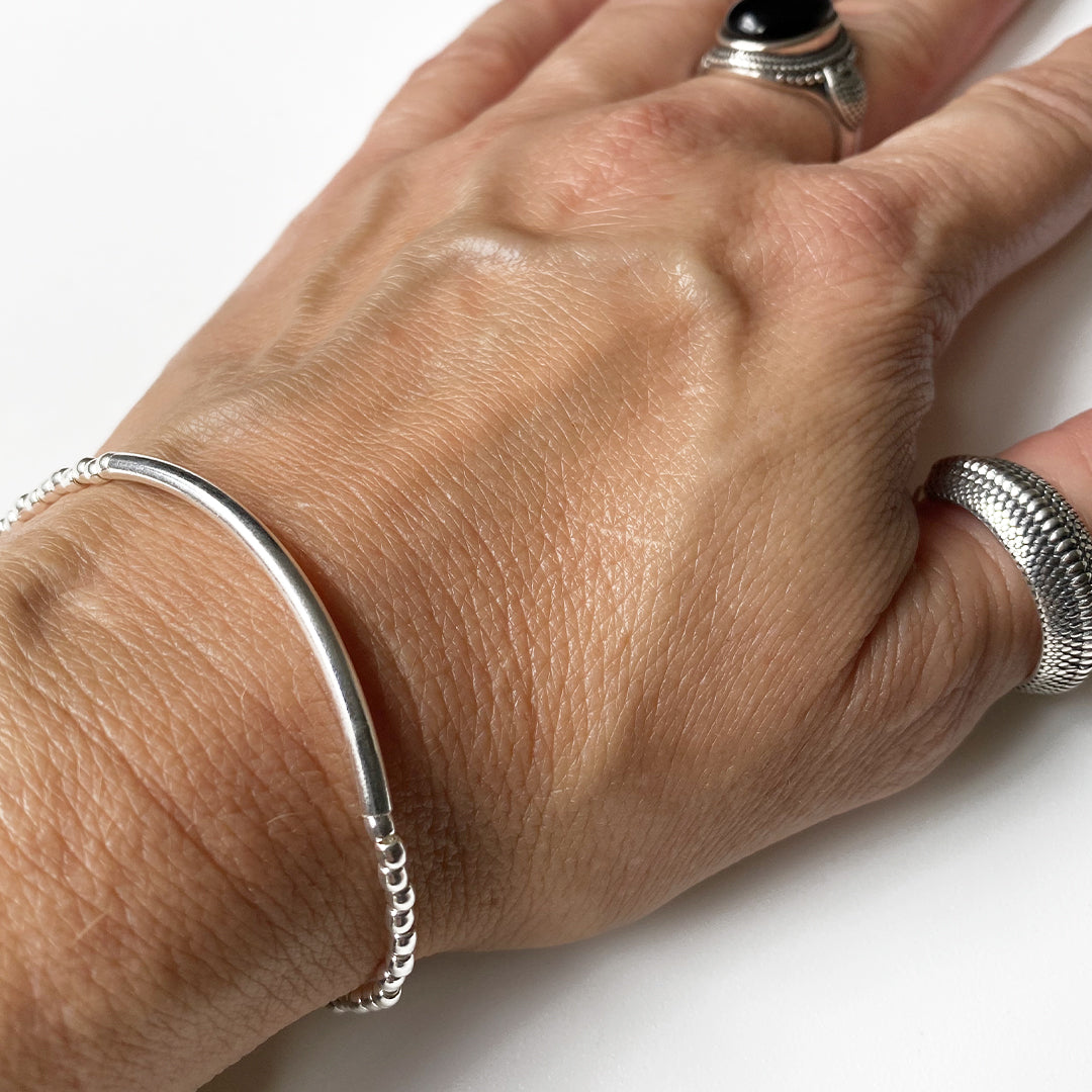 Pulsera Mostacilla Tubo