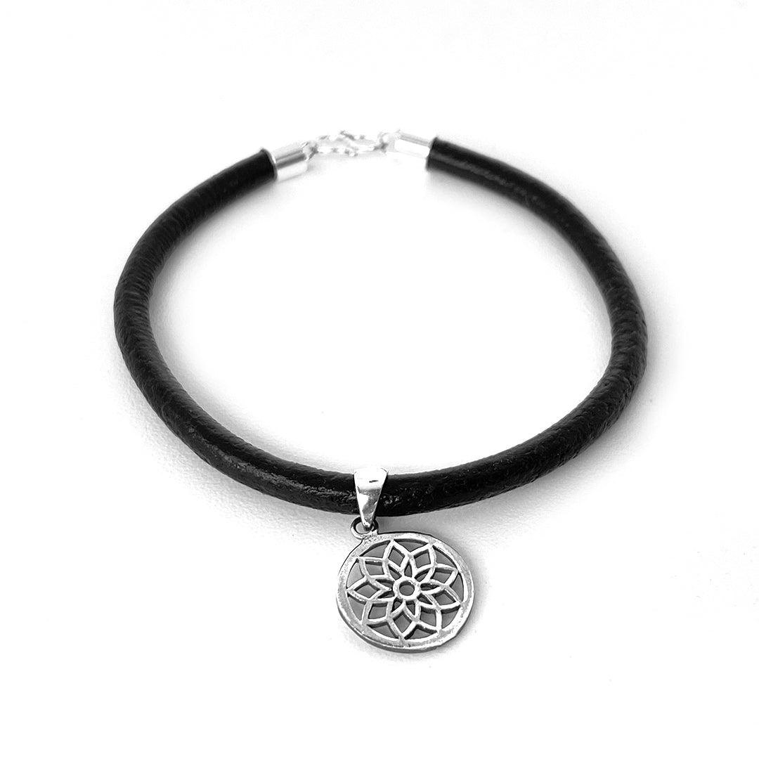 Pulsera Cuero Mandala