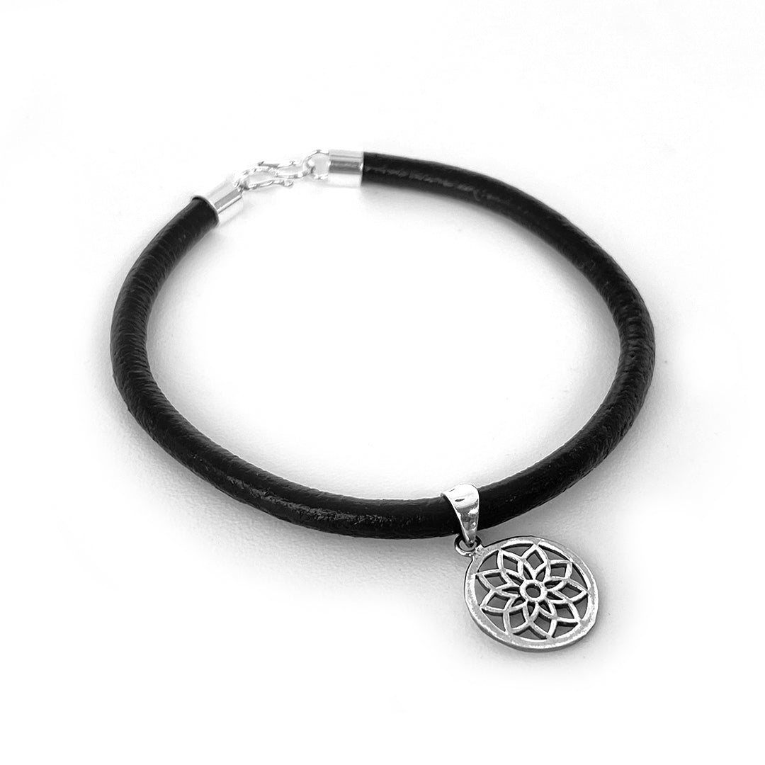 Pulsera Cuero Mandala